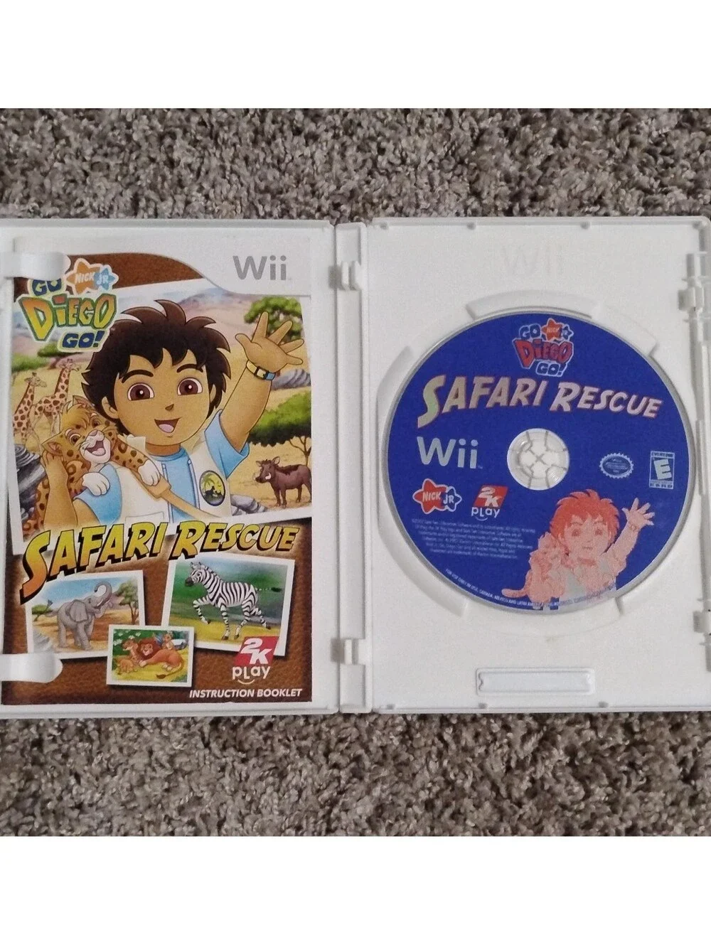 Go Diego Go! Safari Rescue - Nintendo Wii (Complete in Box / CIB)